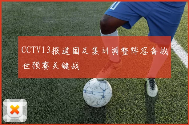 CCTV13报道国足集训调整阵容备战世预赛关键战